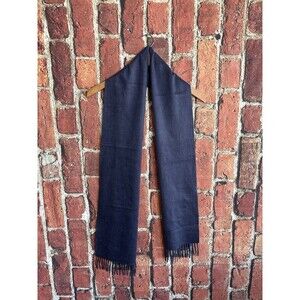Hugo Boss Blue men's scarf finest pure soft cashmere fabric